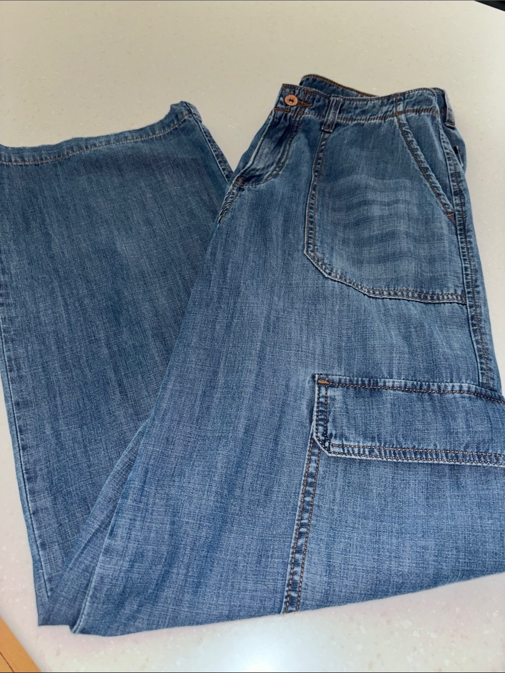 Sanctuary Women's Blue Wide-Leg Denim Jeans